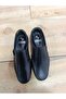 Men's Summer Shoes Genuine Inner and Outer Leather Light Sole Laceless and Orthopedic Black Color - 5