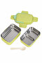 Ms-38 Stainless Steel 2-Tier Lunch Box with Compartments, Leak-Proof, 1300 Ml. Lunch Box Food Storage - 3