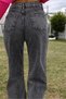 Denim Stylish Posture-Enhancing Women'S/Young Girls' Smoked Wide-Leg Jeans - Stylish Posture-Enhancing High-Waist Denim Pants - 4