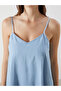 V-Neck Rope Strap Jean Dress - 3