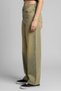 Women Baggy Fit Washed Non Stretchable Wide Leg Jeans, Khaki - 3