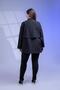 Women's Plus Size Trench Coat with Pocket Detail - 4