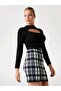 Wool-blend mini dress - 6
