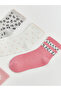 Quality Pieces from Çelebi Store Embroidered Girls' Socks 5-Piece Set - 2