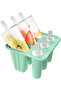 Silk Route - 6 Cavities Popsicle Molds, Reusable Popsicle Maker Easy Release Ice Pop Molds Silicone