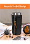 Silk Route - Magnetic Tea Brewer with Insulated Tumbler for Perfect Loose Tea Infusion, 17.6oz Black Travel Mug - 3