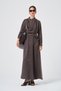 Women's Silk Kupra Dress Brown 31356