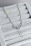 316L Steel Silver Color Italian Chain Model Silvery Figure Women's Necklace 5886 - Teolsa4069-5052 - 2
