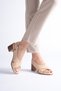 Genuine Leather Orthopedic Poly Sole Cross-Band Women's Sandals Prs9026 - 4
