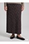Plus Size Women's Cotton Skirt with Elastic Waist - 2