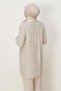 Shirt Collar Muslin Tunic 46525 - 4