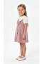 Stoned Lace Collar Girl's Dress - 2
