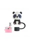 10mm Silicone Straw Cover with Panda Figure - Thermos Straw Protector and Cap - 4