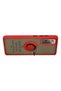 Ilkeshop Galaxy S20 Fe Case Montreal Silicone Cover with Ring (230622) - Red - 3