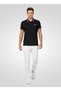 Men Sportswear Fit Short Sleeve Outdoor Polo Shirt, Black - 2