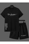 The Boston Printed Men's Premium Oversize Top and Bottom Set T-Shirt and Shorts Set