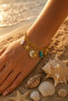 Stainless Steel Charm Gold Steel Bracelet