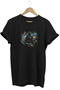 Unisex Neon Cyberpunk Motorcycle Printed Special Design 100% Cotton Crew Neck T-Shirt - 2