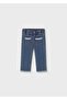 Baby Girl Striped Pants Navy Blue - 2