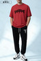 Unisex Oversize Trust Issue Printed T-Shirt Jogger Sweatpants Set – Streetwear Premium - 5