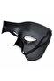 Black Half Male Mask – Phantom Party Prom Mask - 3