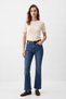 Tint Green High Waist Flare Jean 826