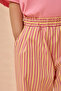 Striped Palazzo Trousers Pink - 6