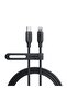كابل USB-C إلى Lightning (1.8 متر، 6 أقدام)، معتمد من MFi، كابل شحن سريع مصنوع من مواد حيوية لأجهزة آيفون وآيباد - أسود (1.8 متر، أسود)