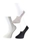 Glb-Stl41414 Black Gray and White Men's Ballerina Socks 15 Pairs - 3