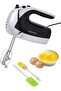 Hand Mixer, 5 Speed Options, 2 Beaters, 2 Dough Hooks,(250W) Black-White (ME-HM8003)
