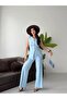 Women's Button Detailed Vest Trouser Set Stylish Two-Piece Set - 5
