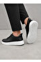 Matrix Black Men's Laser Cut Perforated Detailed Fusped Comfortable White Thick Sole Daily Casual Shoes - 4