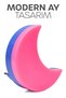Half Moon Night Light with On/Off Button Corridor Hall Light Sleep Light Pink K6975 - 5