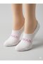 Women's White Ballerina Socks Cotton - Anti-Sweat