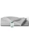 3PC Flat Sheet With 2 Pillowcase - 240x260cm / 94''x 102'' Grey Supersoft Wrinkle Free