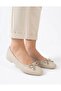 Women's black bow-detailed soft-soled stylish comfortable daily flat shoes - 2