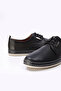 Novento Black 100% Genuine Leather Men's Casual Shoes - 4