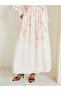 Cream Floral Print Top and Maxi Skirt Set Co-ords - 4