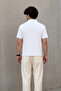 Men's Classic White Polo Neck T-Shirt - 3