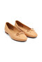 İst S01 Bow Detailed Genuine Leather Flat Sole Ballerinas - 2