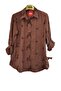 Plus Size Workwear Poly Linen Shirt - 2