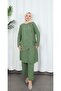 Ayrobin Suit with Side Buckle Trousers Khaki Hnt8591 - 5