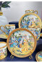 Romeo-Juliet Blue 6 Piece Limoges My Style Coffee Set - 3