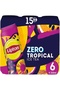 Zero Sugar Tropical Fruits Flavored Iced Tea Cans (6 x 320ml Multipack)