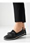 Women's Black Orthopedic Soft Sole Stylish Comfortable Daily Shoes - 2