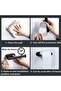 Self-Adhesive Toilet Paper Holder Matte Black Modern Bathroom Roll Hanger - 4
