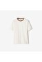 Plaid Edged Cotton T-Shirts