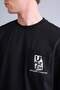 100% Cotton Boxy Fit Slogan Printed Short Sleeve T-Shirt H6302Ax26Sm - 4