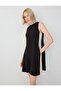Bitter Brown Loose-Fit Sleeveless Linen Blend Dress - 4