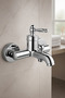 Silver Chrome Rustic Bathroom Faucet Retro Shower Fixture Brass Stainless Silver Chrome Faucet - 2